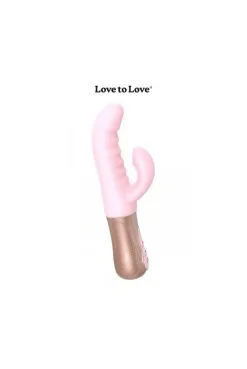 Vibro Rabbit Tapotement Clitoris Et Va Et Vient Sassy Bunny Rose