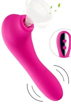 Vibro Stimulateur Ă Succion Rose 20 Programmes USB