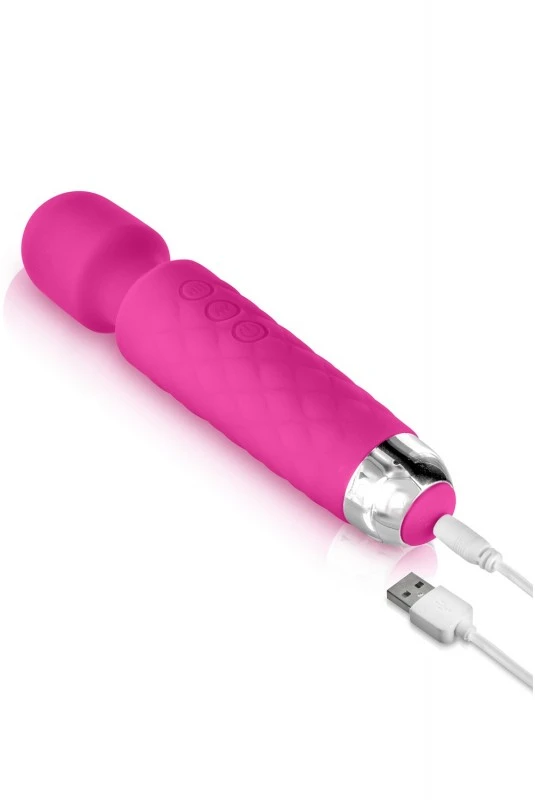 Vibro Wand Rose 20 Vitesses USB – Image 2